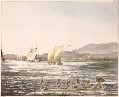 Vista de Manila, Filipinas, 1826 de Ludwig Choris